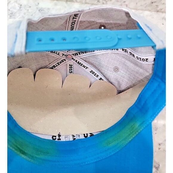 Main Gate Big 10 2015 Basketball Men's One Size Adj. Gray/Blue *NEEDS CLEANING* - Picture 8 of 9